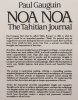 Paul Gauguin NOA NOA. The Tahitian Journal